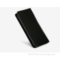 carbon fiber wallet with zipper